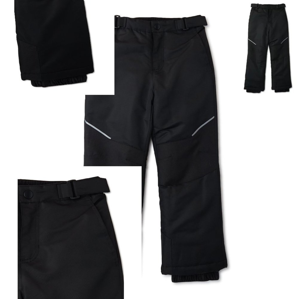 NWOT SWISS TECH Black Outdoor/Winter Pants Snow Ski Cold Size M (7-8) Unisex *